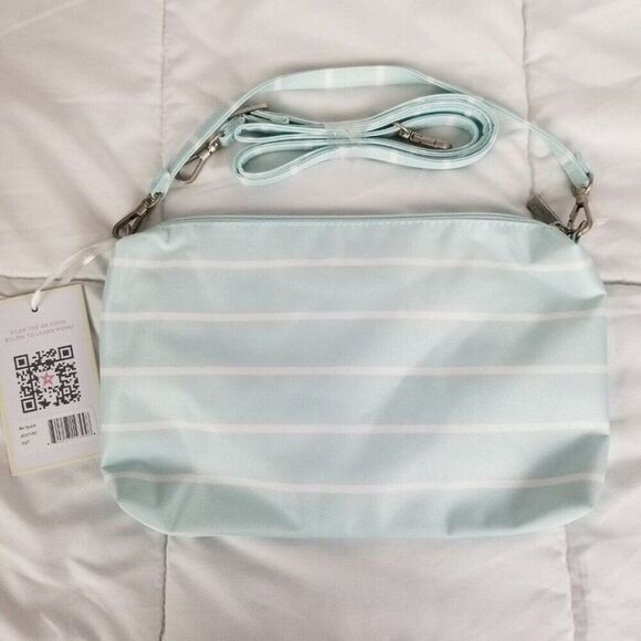 JuJuBe Summer Stripe Be Quick Paci Pod Bundle Bag Clutch Beach Goers Lining NEW - Picture 10 of 10